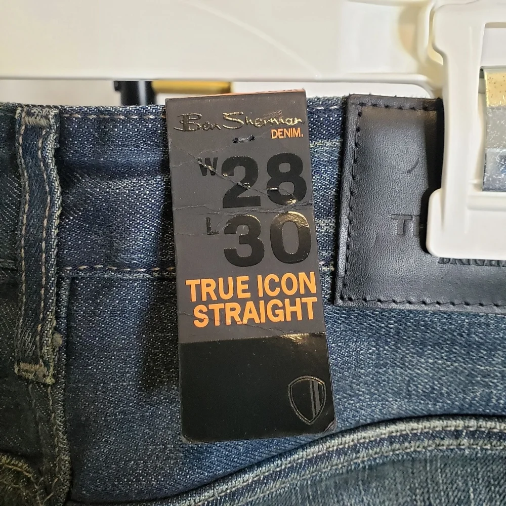 Ben Sherman Men's The Original Brighton Straight Blue‎ Jeans Size W28 L30